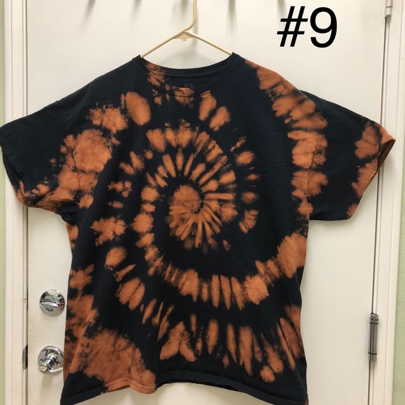 Tie dyed and Reverse (bleach) dyed shirts! #1-11 are all 2XL! 100% Cotton. - Picture 12 of 14
